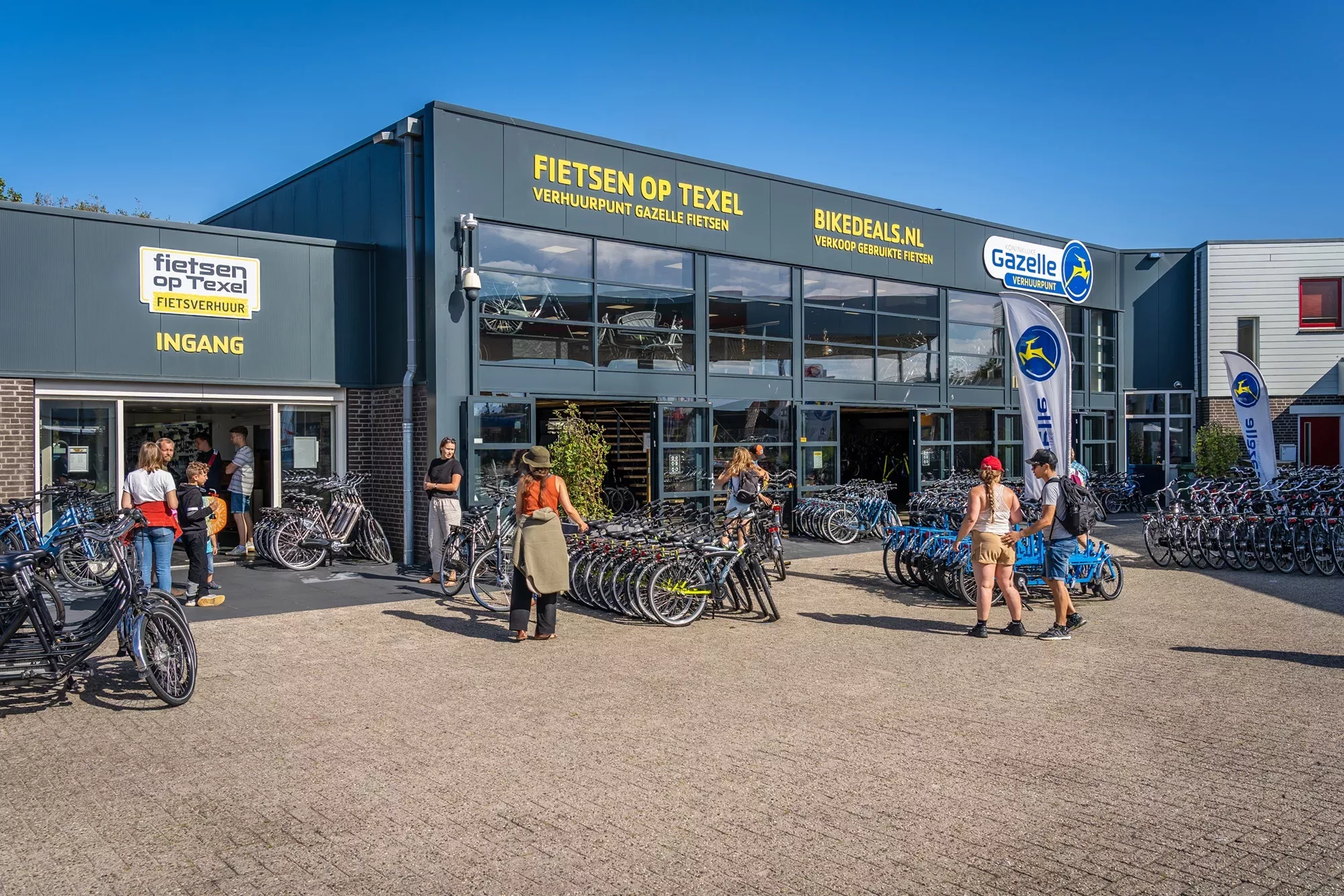 Cycling at Texel Depot